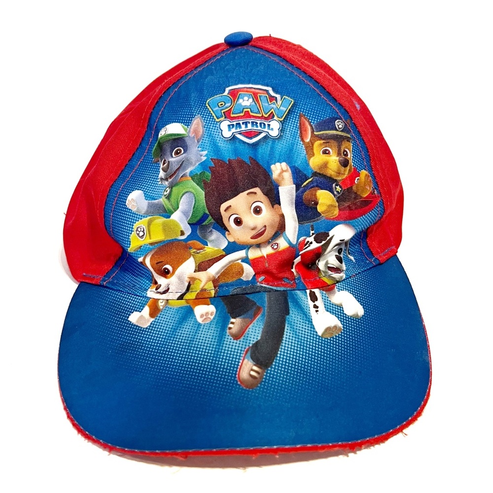 Paw Patrol Kids Baseball Cap Hat Red Blue Dogs Ryder Rocky Rubble Marshall Chase